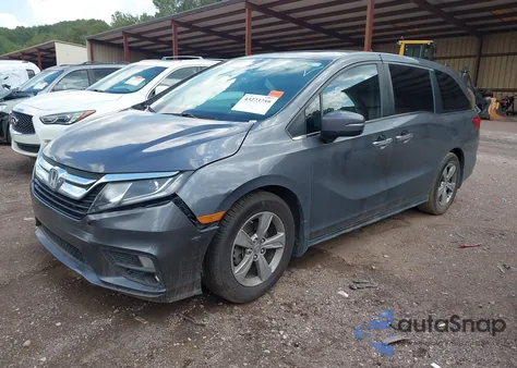 2019 Honda Odyssey Ex-L from USA, damaged, VIN 5FNRL6H75KB135644